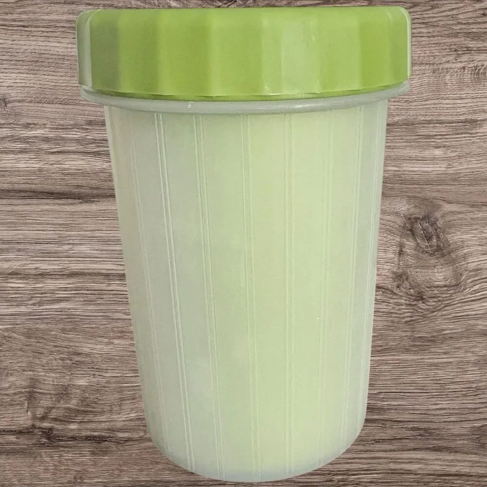 Dog Paw Cleaner Washer Pet Foot Wash Cup for Small Dogs Portable Paw Cup GREEN